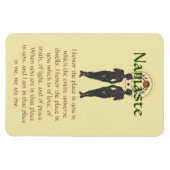 Magnet Flexible Namaste & Astra Feminine Word Art (Horizontal)