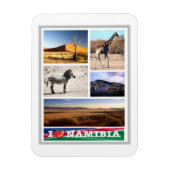 Magnet Flexible Namibie - I Love - (Vertical)