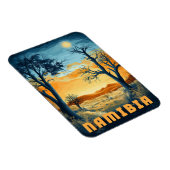 Magnet Flexible Namibie - Retro African Safari (Côté Droit)