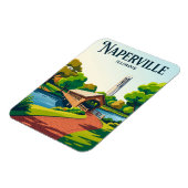 Magnet Flexible Naperville Riverwalk États-Unis (Côté Gauche)