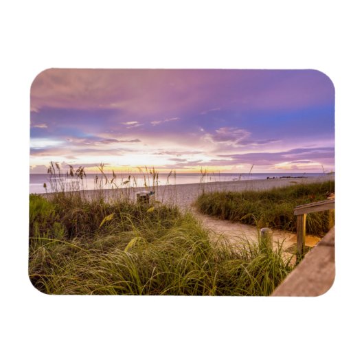 Magnet Flexible Naples Beach Rive et Océan calme | Floride (Horizontal)