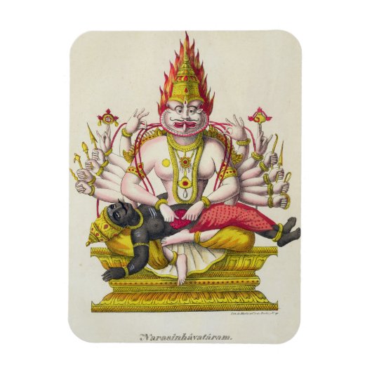 Magnet Flexible Narasimha, gravée par Marlet (Vertical)