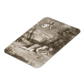 Magnet Flexible Narcisse Transformé en Fleur, 1730 (gravi) (Côté Gauche)