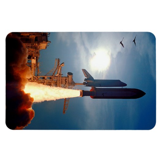 Magnet Flexible NASA Space Shuttle Discovery Launch STS-64 (Horizontal)