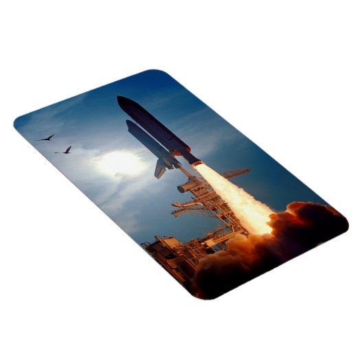 Magnet Flexible NASA Space Shuttle Discovery Launch STS-64 (Côté Droit)