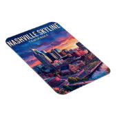 Magnet Flexible Nashville Skyline USA (Côté Droit)