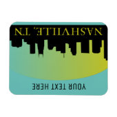 Magnet Flexible Nashville, Tennessee Skyline (Horizontal)
