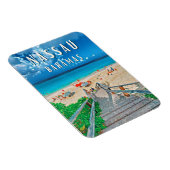 Magnet Flexible Nassau : L'île paradisiaque des Bahamas (Côté Droit)