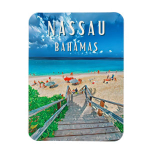 Magnet Flexible Nassau : L'île paradisiaque des Bahamas