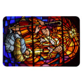 Magnet Flexible Nativité de la crèche de verre tendu Magnat de Noë (Horizontal)