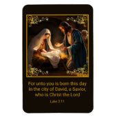 Magnet Flexible Nativité de Noël Sainte Famille Religieuse (Vertical)