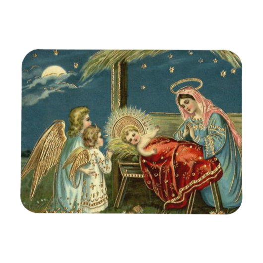 Magnet Flexible Nativity Scene Bethlehem (Horizontal)