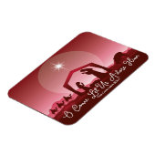 Magnet Flexible Nativity Scene O Come Let Us Adore Him Christmas (Côté Gauche)