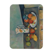 Magnet Flexible Nature morte, Pot à lait et fruits sur une table,  (Vertical)