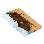 Magnet Flexible Naufrage Échoué (Côté Droit)