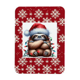Magnet Flexible Naughty Christmas Lights Sloth