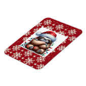 Magnet Flexible Naughty Christmas Lights Sloth (Côté Gauche)