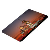 Magnet Flexible Navette spatiale rouge (Côté Gauche)