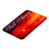 Magnet Flexible Naviguer dans le coucher du soleil (Côté Gauche)