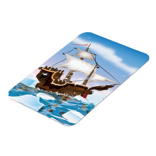 Magnet Flexible Navire de brise-glace (Côté Gauche)