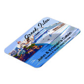 Magnet Flexible Navire de croisière de l'île grecque des Îles (Côté Gauche)