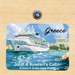 Magnet Flexible Navire de croisière de l'île grecque des Îles<br><div class="desc">Cette conception peut être personnalisée dans la zone fournie en modifiant la photo et/ou le texte. Vous pouvez également le customiser en cliquant sur Personnaliser ce Modèle, puis en choisissant l'option cliquer pour customiser et supprimer ou modifier la couleur de l'arrière - plan, ajouter du texte, modifier la couleur ou...</div>