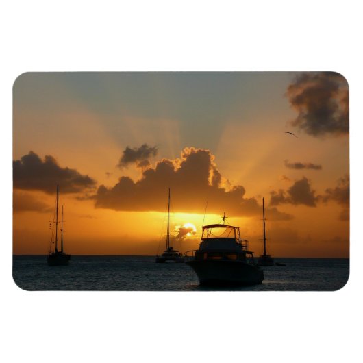 Magnet Flexible Navires et Sunset Tropical Seascape (Horizontal)