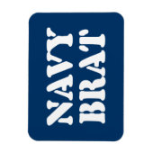MAGNET FLEXIBLE NAVY BRAT (Vertical)