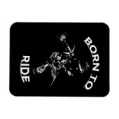Magnet Flexible Né à Ride - Motocross Rider (Horizontal)