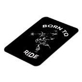 Magnet Flexible Né à Ride - Motocross Rider (Côté Gauche)