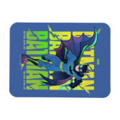 Magnet Flexible Ne jamais abandonner Batman en cours d'exécution g (Horizontal)