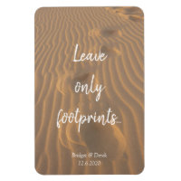 Ne laisser que le devis de plage Empreintes
