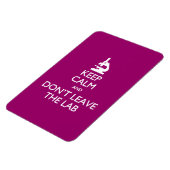 Magnet Flexible Ne laissez pas la carte postale Lab (Côté Gauche)