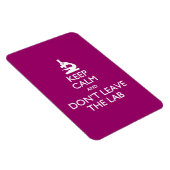 Magnet Flexible Ne laissez pas la carte postale Lab (Côté Droit)