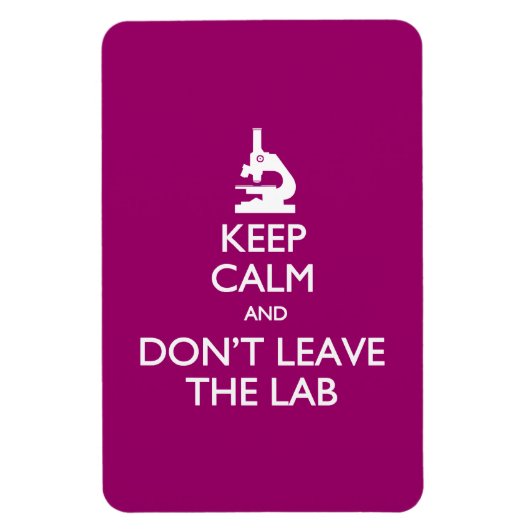 Magnet Flexible Ne laissez pas la carte postale Lab (Vertical)