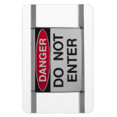 Magnet Flexible Ne pas entrer de signe (Vertical)