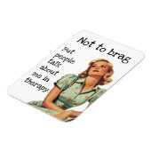 Magnet Flexible Ne pas freiner Sarcastique femme au foyer dire (Côté Gauche)