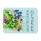 Magnet Flexible Ne pas regarder l'aimant (Horizontal)