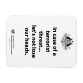 Magnet Flexible Ne perdons pas la tête. (Horizontal)