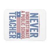 Magnet Flexible Ne sous-estimez jamais Walz, professeur d'école pu (Horizontal)