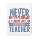 Magnet Flexible Ne sous-estimez jamais Walz, professeur d'école pu (Vertical)