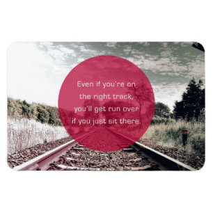 Magnet Flexible Ne vous asseyez pas en place Devis motivationnel