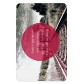 Magnet Flexible Ne vous asseyez pas en place | Devis motivationnel (Vertical)