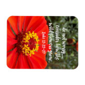 Magnet Flexible Ne Vous Inquiétez Pas Considérez Les Fleurs Sauvag (Horizontal)