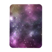 Magnet Flexible Nebula Cool colorée et étoiles dans l'espace (Vertical)