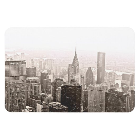 Magnet Flexible Neige de New York (Horizontal)