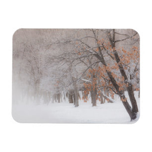 Magnet Flexible Neige d'hiver Lac Kussharo