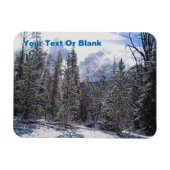 Magnet Flexible Neige Fraîche Sur Foudre Rapide (Horizontal)