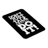 Magnet Flexible N'en parlez pas seulement d'aimant noir & blanc (Côté Droit)