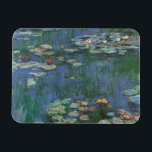 Magnet Flexible Nénuphars de Claude Monet, Fleurs Vintages<br><div class="desc">Nénuphar (1916) par Claude Monet. Water Lilies est un impressionisme vintage de peinture florale d'art. Jardin fleuri de la saison de printemps de Monet à Giverny, France. Ce paysage est l'une des nombreuses variations de peintures de nénuphars que Monet peint par son étang. À propos de l'artiste : Claude Monet...</div>